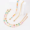 1Pcs Stainless Steel For Women Bohemia Colorful Enamel Daisy Star Butterfly Flower Minimalist Bracelets Necklace Jewelry Gift - Image 3