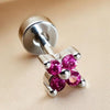 1PC 20G Dainty Tiny CZ Flower Studs Earrings for Women Flat Back Cartilage Earrings Tragus Conch EarLobe Piercing Jewelry - Image 8