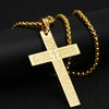 316L Stainless Steel Casting Metal Cross Pendant Necklace For Men Women Punk Hip Hop Chain Collar Jewelry - Image 7