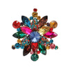 Rhinestone Flower Brooches for Women 9-color Snowflake Party Casual Brooch Pin Gifts - Image 7