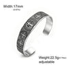 Saint Benedict Bracelet for Men Stainless Steel Open Cuff Bangle Catholic Protection Amulet Faith Protection Religious Jewelry - Image 7
