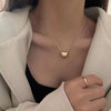 Love Heart Pendant Necklace For Women Men Personality Simple Design Thin Chain Choker Necklaces Jewelry - Image 8