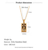 316L Stainless Steel Coloeful Tarot Necklace Zircon Star Moon Sun Lovers Magiclan Knight Empress Necklace For Women - Image 17