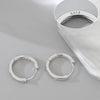 6/8/10/12mm Silver Color Double Row Zircon Hoop Earrings for Women Y2K CZ Huggies Earring Jewelry Gifts - Image 4