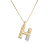 Gold/Silver Color Mixed 26 Letters Pendant Necklaces For Women Men Shiny CZ Zircon Inlay Party Jewelry Gift - Image 9
