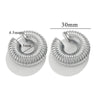 1 Pair Smooth Circle C Shape Clip Earrings For Women Lightweight Without Piercing Cartilage Ear Cuff Gold Silver Color Earrings - Image 15