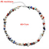 Bohemian Stone Bead Choker Necklace Handmade Irregular Gravel Stone Necklace Ladies Jewelry Collar Party Gift - Image 19