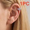1PC Minimalist Inlaid CZ Zircon Cross Ear Cuff Clip Earrings For Women Men Dainty Geometric Ear Clips Versatile Jewelry - Image 10