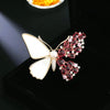 Romantic Purple Zircon Butterfly Brooches for Women Clothes Accessori Bow Dragonfly Ginkgo Leaf Broche Decorativo De Ropa - Image 11
