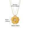 Zircon Hamsa Hand Evil Eye Pendant Necklaces For Women Gold Plated Stainless Steel Necklace Boho Aesthetic Jewelry Gift - Image 11