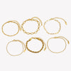 Blade Chain Figaro Chain Twists Chain Bracelet Gold Plated 316L Stainless Steel Jewelry Women's Hand Bracelets - Image 5