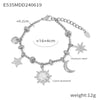 Heart Moon Star Drop Pendant Women Stainless Steel Bracelets Zircon Wedding Banquet Charm African Bracelet Jewelry - Image 8