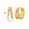 Stainless Steel Twist Circle Women Earrings Click Mobius Hoop Hies Earring And Mother's Day Gift - Image 12