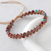 4mm Stone Bracelet Double Layer Woven Agate Imperial Stones Adjustable Bracelets Couple Jewelry Gift - Image 20