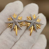 Design Classic Zirconia Star Stud Earrings for Women Jewelry Crystal Earrings - Image 4