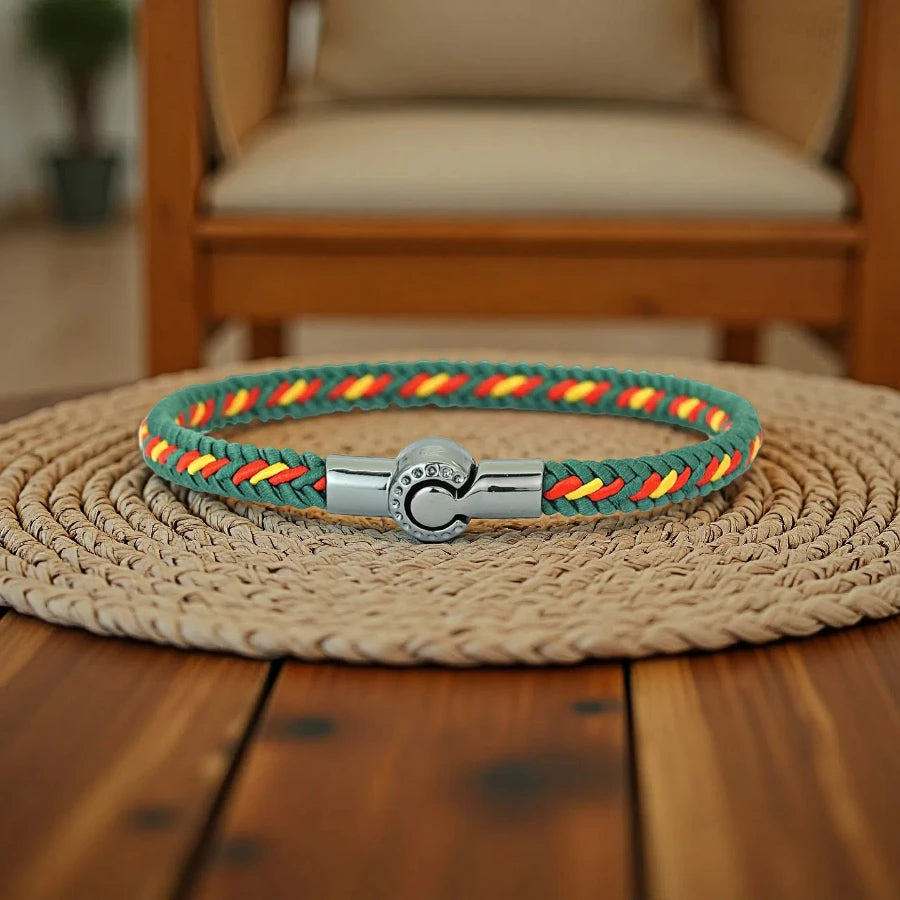 Unique Ethnic String Bracelet Unisex Handmade Braided Lucky Thread Distance Attract Couple Bangle Leisure Accessories Pulseria - Image 1