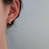 Voq Minimalist Angel Wings Tassel Stud Earrings for Women Sweet Romantic Korean Jewelry Gift Earring - Image 5