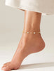Gold Silver Anklets Bracelet for Women Gold Plated CZ Layered Stackable Chain Anklet Beach Foot Jewelry - Image 5