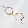 2Pcs/set Magnet Couple Bracelets Heart Attraction Bracelet Stainless Steel Charm Simple Cuban Chains Key Lock Jewelry Gifts - Image 18