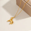 Double-Layer Chain Necklace with Geometric Pendant Options - Image 33