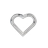 1Pc Titanium Hinged Segement Nose Ring Hoop Earrings for Women Heart Star Cartilage Helix Piercing Ear Tragus Piercing Jewelry - Image 7