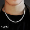 Silver 8/16/18/20/22/24 Inch 6mm Side Chain Necklaces For Woman Men Simple Punk Necklaces Charm Wedding Jewelry - Image 13