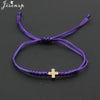 Colorful Woven Rope String Bracelet Boho Cross Charm Bracelets for Women Girls Handmade Jewelry Lucky Gift - Image 13