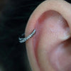 Titanium Hinged Segment Ring Cartilage Hoops Double Row Helix Piercing Jewellery Conch Ring Septum Ring Tragus Daith Earring - Image 6
