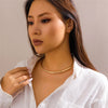 Smooth Torque Collar Choker Necklace Adjustable - Image 11