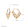 Glossy Ball Tassel Earrings for Women Rose Gold Color Dangle Earrings Modern Wedding Party Daily Jewelry - Image 2
