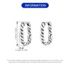 U Shape Hoop Earrings in Many Styles - Image 90