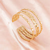 Hollow Love Heart Leaf Open Adjustable Bangle Bracelets For Women Men Accessories Snake Wrist Jewelry Stainless Steel Bracelet - Image 18