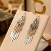 Boho Vintage Leaf Tassel Earrings For Women Geometric Crystal Rhinestone Beads Handmade Beach Vacation Drop Dangle Jewelry Gift - Image 12