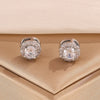 Zakol 6 Styles Sliver/Gold Color Shiny Cubic Zirconia Copper Ear Clips Geometric Square Heart Round CZ Stud Ear Accessories - Image 11