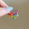 1Pc Colourful Star Tassel Ear Cuff Stud for Women Stainless Steel Earring Sweet Versatile Party Jewelry Gift - Image 4