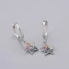 Enshir Gold Color Zircon Drop Hoop Earrings For Women Rock Punk Wedding Crystal Jewelry - Image 20