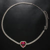 Sexy Pink Heart Waist Chain Belt Bikinis Body Accessories 2024 Lady Multirow Rhinestone Belly Jewelry Rave Outfits Gift