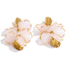 Fairy Stainless Steel Resin Flower Petal Drop Sweet Earrings for Women Spring Summer Style Handmade Jewelry - Image 11