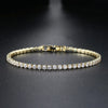 2.5mm Zirconia Tennis Bracelet for Women Crystal Charm Tennis Thin Chain Bracelet on Hand Wedding Jewelry - Image 1