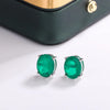 Silver 10mm Round Paraiba Tourmaline Gemstone Stud Earrings for Women Party Anniversary Jewelry Gift - Image 8