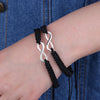 2Pcs/Set Multicolor Number 8 Infinity Lucky Bracelet For Women Men Friendship Handmade Braided Rope Charm Couple Bracelet Gifts - Image 1