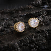 Sugar Cube Geometric Stud Earrings For Women Full Inlay Zircon Piercing Earring Engagement Wedding Jewelry - Image 15
