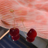 Cute Cherry Fruit Acrylic Earrings Resin Cherry Earrings For Women Kpop Jewelry Accessories - Image 2