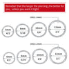 1PCS Titanium Septum Hoop Daith Piercing Jewelry for Nose Helix Conch Tragus 16/18G Rook Lip Hoop Ring - Image 4