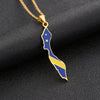 Curacao Map Flag Pendant Necklace Stainless Steel For Women Girls Gold Silver Color Charm Femal Choker Jewelry Gift - Image 3