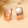 Square Earrings for Women Rose Gold Color Metallic Style OL Earrings Contracted Female Jewelry - Image 1