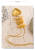 Exclusive Resin Imitation Stone Rectangle Heart Pendant Necklace Stainless Steel Statement Jewelry - Image 16