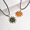 Sun Pendant Necklace for Men Boys, Stainless Steel Sunburst Sunflower Charm Solar Pendant Necklace Elegant Jewelry Gifts - Image 6