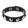 Gothic Punk Hip Hop Rock Spike Rivet Stud PU Leather Wristband Bracelet Bangle - Image 10
