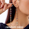 Crystal Water Drop Tassel Earrings for Women Temperament Colorful Long Earrings Bridal Wedding Party Jewelry Gifts - Image 13